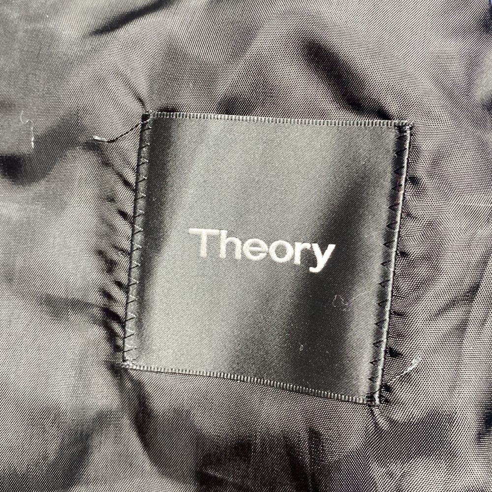 Theory Rodolf navy seersucker blazer - Picture 5 of 6